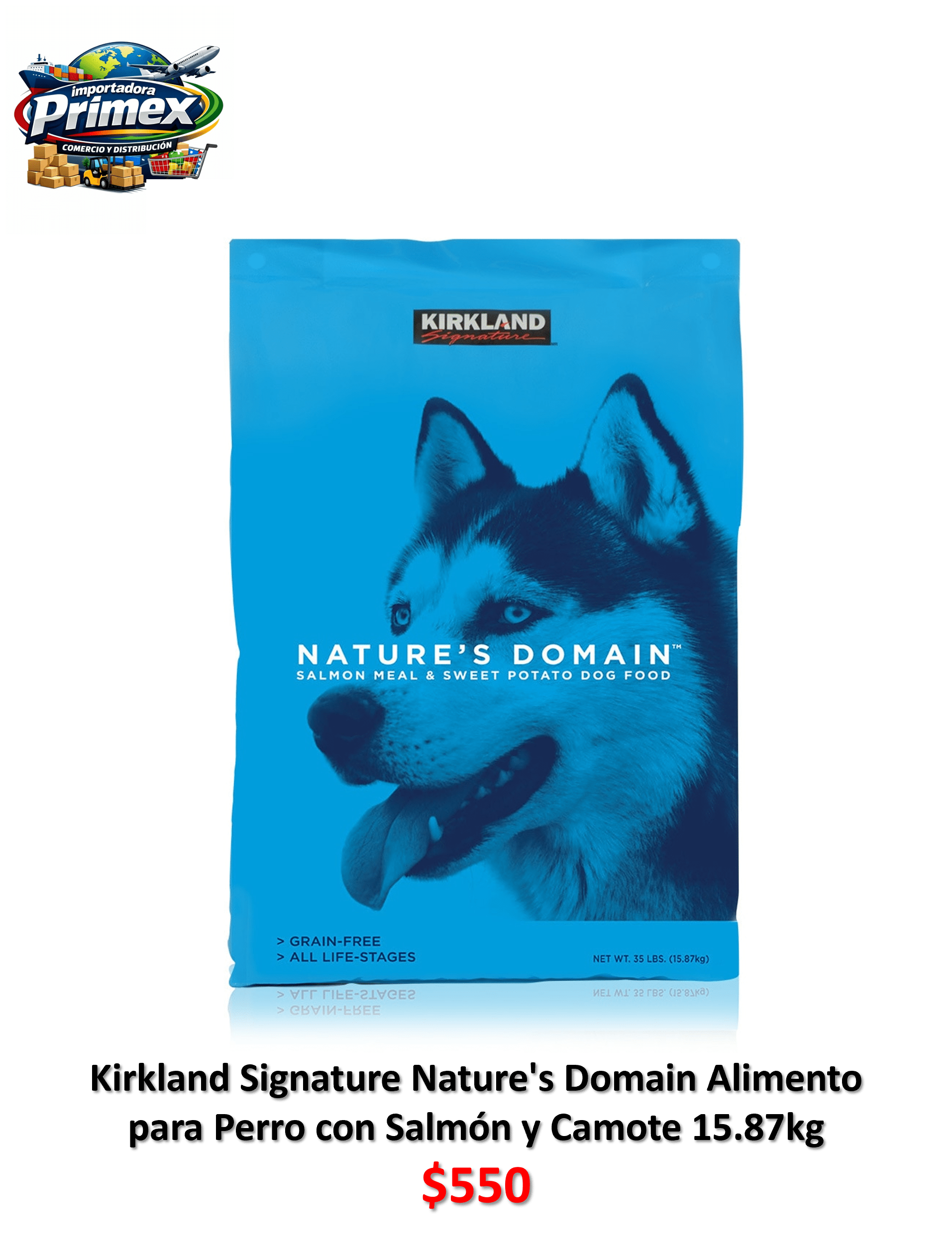 Kirkland Signature Nature's Alimento Perro Salmón