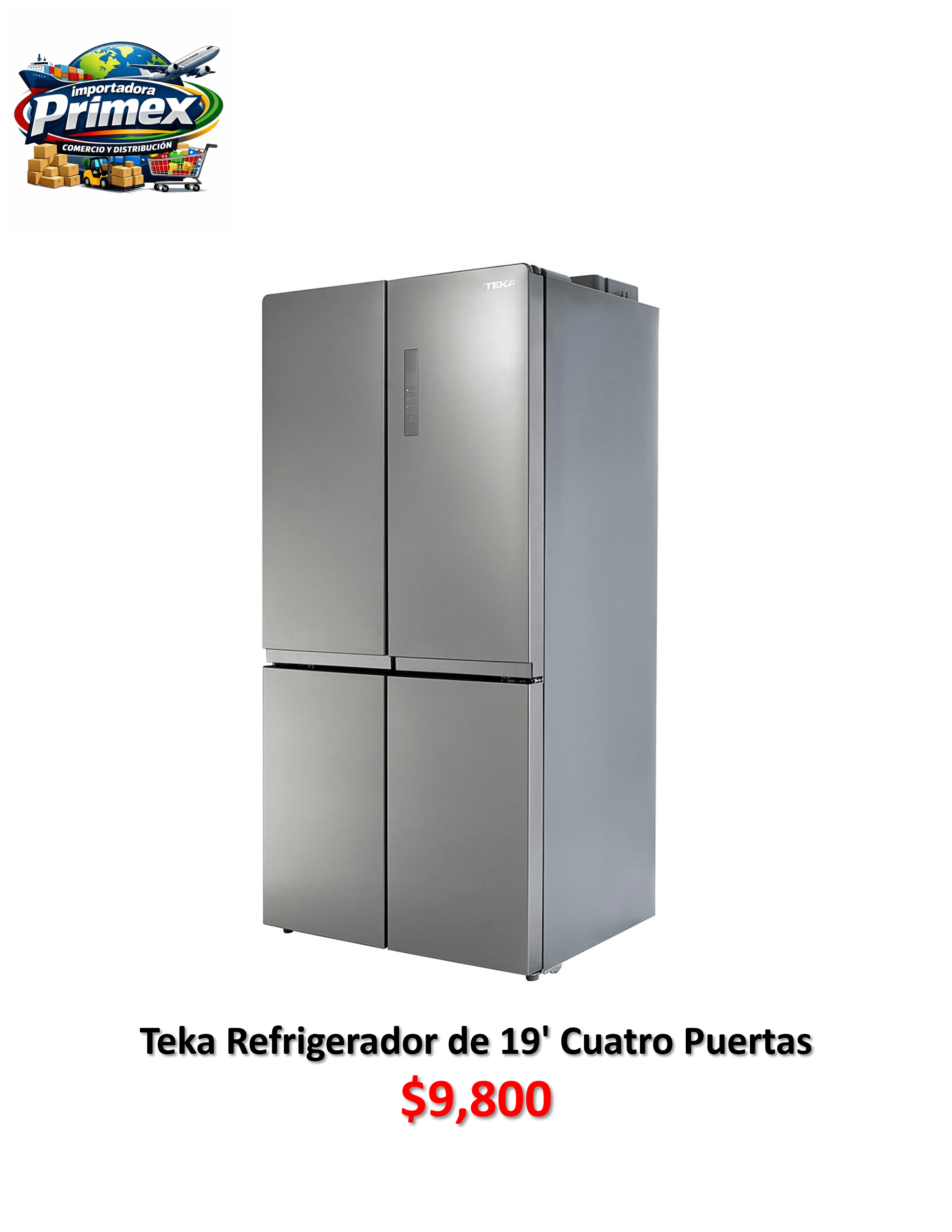 Teka Refrigerador de 19 Cuatro Puertas